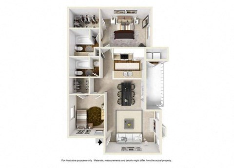 a floor plan of a house with a white background